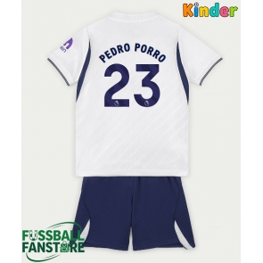 Tottenham Hotspur Pedro Porro #23 Replik Heimtrikot Kinder 2026-27 Kurzarm (+ Kurze Hosen)
